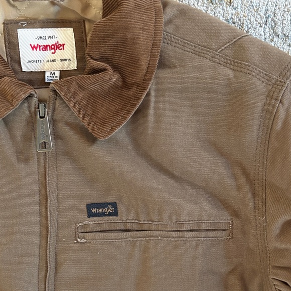 Wrangler Men's Tan Lightweight Jacket - Picture 2 of 5